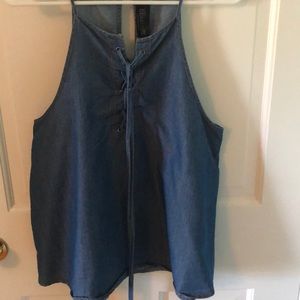 Sweet Wanderer Denim Tank